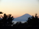 ぼやけた富士山・写真